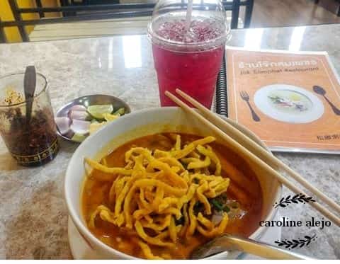Khao Soi and Roselle Juice